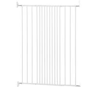 Bettacare Cancello di Sicurezza per Animali Domestici Extra Alto avvitato, 62.5cm - 106.8cm, Bianco, Altezza 103.5cm, Cancelletto per Scale per Cani, barriera di Sicurezza per Cuccioli