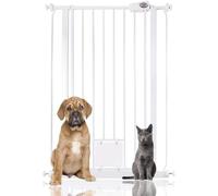 Bettacare Cancelletto per Cani Easy Fit, 94,3cm - 102,3cm, Bianco, Cancelletto a Pressione per Cani e Cuccioli, Barriera per Animali Domestici e Cani