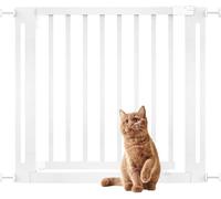 Bettacare Cancello in Legno Elegance per Cane, Bianco, 87cm - 95cm, Pressione Fit Safety Gate, Ingresso Extra Largo di 65cm, Cancello Extra Largo in Un Pezzo per Cuccioli, Cani e Animali Domestici