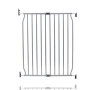 Bettacare Cancello per cani in metallo a vite, grigio, 70 cm - 80 cm