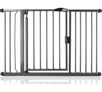 Bettacare Cancello per Scale Auto Close, 125,4 cm - 132,4 cm, Grigio Ardesia, Cancello di Sicurezza a Pressione, Cancelletto per Bambini, Barriera di Sicurezza per Porte, Corridoi e Spazi