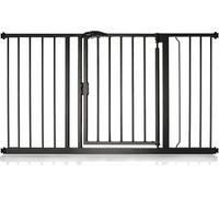 Bettacare Cancello per Scale Auto Close, 132,6 cm - 139,6 cm, Nero Opaco, Cancelletto di Sicurezza a Pressione, Cancelletto per Bambini, Barriera di Sicurezza per Porte, Corridoi e Spazi