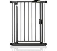 Bettacare Cancello per Scale Auto Close, 68,5 cm - 75 cm, Grigio Ardesia, Stretto, Cancello di Sicurezza a Pressione Stretta, Cancelletto per Bambini, Barriera di Sicurezza per Porte, Corridoi e Spazi