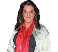 Bettany Hughes (Scarf) Half Body Buddy Cutout