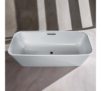 Bette Art vasca da bagno freestanding, softcube, 3480-000CFXXK+B614-901, Art bianco [Vasche da Bagno > Vasche da Bagno Freestanding]