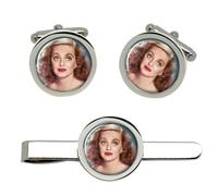 Bette Davis Gemelli E Fermacravatta Set