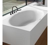 Bette Eve vasca da bagno rettangolare, da incasso, 6042-440, Eve bianco opaco [Vasche da Bagno > Vasche da Bagno Rettangolari]