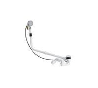 Bette Accessori - Sistema di scarico e troppopieno per vasca da bagno con erogazione, bowden, lunghezza 1070 mm, cromo B607-901