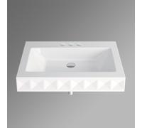 Bette Loft Ornament lavabo sospeso, A230-000SWV1A,HLW3, Loft Ornament bianco [Lavabi > Lavabi Sospesi]