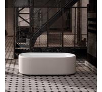 Bette Lux Oval Couture vasca da bagno freestanding, ovale, 3466-000TX,PLUS+B601-901+B804-850, Lux Oval Couture bianco [Vasche da Bagno > Vasche da Bagno Freestanding]