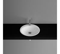 BetteLux Ovale lavabo à encastrer avec trou de robinet, A220HLW1 500 x 500 mm, A220-000HLW1, A220-000HLW1, Colorazione: Bianco