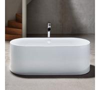Bette Lux Oval Silhouette vasca da bagno freestanding, ovale, 3465-000CFXXS,PLUS+B601-000, Lux Oval Silhouette bianco [Vasche da Bagno > Vasche da Bagno Freestanding]