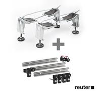 Bette piedi della vasca B23-1500 incl. MEPA binari per vasca set da 3, B23-1500+190031, [Vasche da Bagno > Ricambi per Vasche da Bagno]