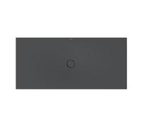 Bette Piatto doccia a pavimento 5989 con supporto piatto doccia minimo, 170x80cm, Colorazione: corvo