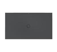 Bette Receveur de douche au sol avec support de receveur minimum, 180x100cm, 5818-400T1, 5818-400T1, Colorazione: corvo