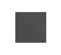 Bette Piatto doccia a pavimento 5931 con supporto piatto doccia minimo, 90x90cm, Colorazione: corvo