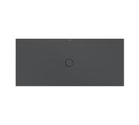 Piatto Doccia Rettangolare Bette Floor Con Supporto in polistirolo GlazePlus 1700x750x35mm Raven