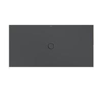 Bette Piatto doccia a pavimento con supporto piatto doccia minimo e smaltoPlus 5988, 180x90cm, Colorazione: corvo - 5988-400PLUS,T1