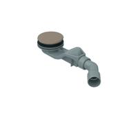 Bette SOLID 30 Garniture d'écoulement, latéral, débit d'écoulement 0,6 l/s, avec antiglisse Pro, B597-425AY, B597-425AY, Colorazione: grigio