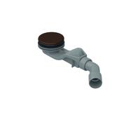 Bette SOLID 30 Garniture d'écoulement, latéral, débit d'écoulement 0,6 l/s, avec antiglisse Pro, B597-430AY, B597-430AY, Colorazione: caffè