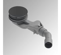 Bette Solid 30 set scarico completo, per installazione in piano, B597-400, Solid 30 corvo [Rubinetteria Bagno > Sistemi di Scarico]