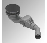 Bette Solid 50 set scarico completo, B598-400, Solid 50 corvo [Rubinetteria Bagno > Sistemi di Scarico]