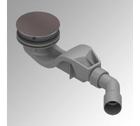 Bette Solid 50 set scarico set completo, B598-403AY, Solid 50 smoke [Rubinetteria Bagno > Sistemi di Scarico]