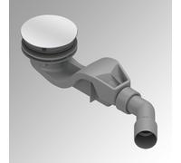 Bette Solid 50 set scarico set completo, B598-440, Solid 50 bianco neve opaco [Rubinetteria Bagno > Sistemi di Scarico]