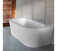 Bette Starlet I Silhouette vasca da bagno a parete, con pannello laterale, 8325-000CWVVK+B601-901, Starlet I Silhouette bianco [Vasche da Bagno > Vasche da Bagno a Parete]