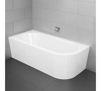 Bette Starlet Silhouette vasca da bagno ad angolo, con pannello laterale, 6670-000CERVK+B601-000, Starlet Silhouette bianco [Vasche da Bagno > Vasche da Bagno ad Angolo]