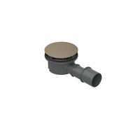 BetteCompact + garniture d'écoulement, latéral, débit d'écoulement 0,5 l/s, avec BetteAntirutsch Pro, B568-425AY, B568-425AY, Colorazione: Grigio opaco