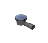 BetteCompact + garniture d'écoulement, latéral, débit d'écoulement 0,5 l/s, avec BetteAntirutsch Pro, B568-418AY, B568-418AY, Colorazione: Blu satinato opaco