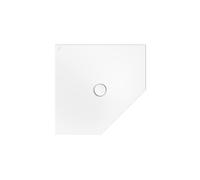 BetteFloor Caro receveurs de douche pentagonaux avec BetteGlasur Plus, 900x900mm, 7191-004PLUS, 7191-004PLUS, Colorazione: Stella alpina opaca