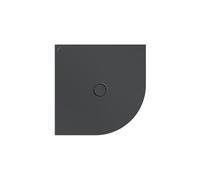 BetteFloor Corner receveurs de douche quart de cercle avec BetteGlasur Plus, 900x900mm, 5421-400PLUS, 5421-400PLUS, Colorazione: Corvo