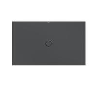 Piatto doccia a pavimento Bette con supporto vassoio minimo e antisdrucciolo Pro 5936, 150x90cm, Colorazione: corvo - 5936-400AE,T1