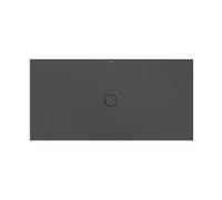 Piatto doccia a pavimento Bette con supporto vassoio minimo e Pro 5957 Anti-Slip Pro 5957 160x80cm, Colorazione: corvo - 5957-400AE,T1