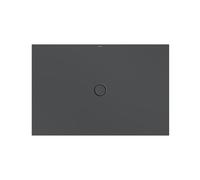 Piatto doccia Bette Floor con supporto piatto doccia minimo e piatto doccia antiscivolo Pro 5946, 150x100cm, Colorazione: corvo