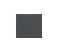 Bette Piatto doccia a pavimento 1661 con supporto piatto doccia minimo, 100x90cm, Colorazione: corvo