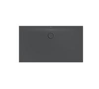 BetteFloor Side receveur de douche latéral avec GlasurPlus, 140x80cm, 3379-400PLUS, 3379-400PLUS, Colorazione: corvo