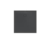 BetteFloor Side receveurs de douche avec support de receveur Minimum et BetteGlasur Plus, 1000x1000mm, 3382-400PLUS,T1, 3382-400PLUS,T1, Colorazione: corvo