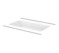 Lavabo Sottopiano Bette Loft GlazePlus Senza Troppopieno 740x386x100mm Bianco