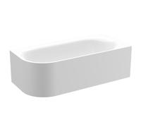 BetteLux Oval V Silhouette Baignoires d'angle, 2 inclinaisons du dossier, installation dans le coin droit, 1850x850x450mm, 3436-000CELVS,AS, 3436-000CELVS,AS, Colorazione: Bianco con falce antiscivolo