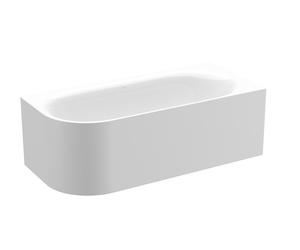 BetteLux Oval V Silhouette Baignoires d'angle, 2 inclinaisons du dossier, installation dans le coin droit, 1750x800x450mm, 3435-000CELVS, 3435-000CELVS, Colorazione: Bianco