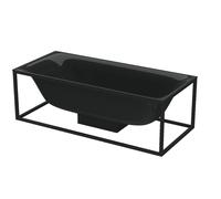 BetteLux Shape baignoire rectangulaire sur pieds 180x80x45cm, 2 en arrière, 3452-056, 3452-056, Colorazione: Nero