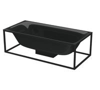 BetteLux Shape vasca da bagno rettangolare indipendente 190 x 90 x 45 cm, 2 s...
