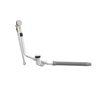 BetteMono Flow Pop-up Garniture d'écoulement et de trop-plein avec arrivée Silhouette Ø 52mm, émaillée, B643-000, B643-000, Colorazione: Bianco