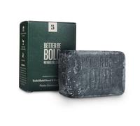BETTER BE BOLD Cura della doccia fissa per corpo e calvo, equivalente a 3 gel doccia, senza plastica, con carbone attivo e olio di cocco biologico, profumo agrumato acquatico, pH bilanciato, doccia