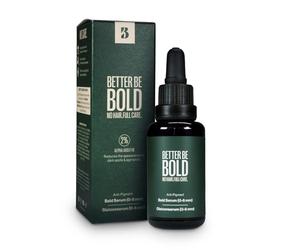 BETTER BE BOLD Siero calvizie, anti-pigmento, 30 ml, riduce le macchie dell'età e rigenera durante la notte, con 2% alfa arbutina, olio di moringa e ialurone, 98% naturale, vegano, siero per la cura