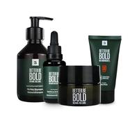 BETTER BE BOLD VIP routine per calvizie (0-3 mm) crema opacizzante + siero antipigmento + shampoo nutriente (0-6 mm) invisibile Sun Fluid SPF 50