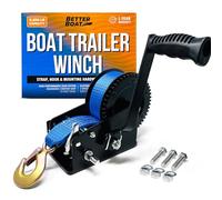 Better Boat BB-WNCH-3200, Argano per rimorchi per Barche Unisex, Nero